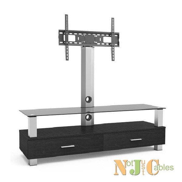 BRATECK 32-60" Wood Glass TV Stand
