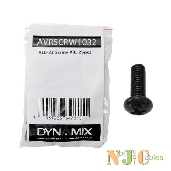 AV Rack #10-32 screw kits 25set/bag