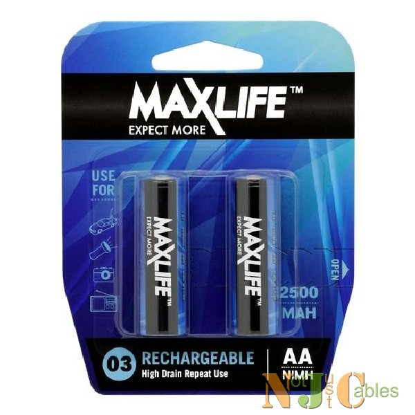 MAXLIFE AA Rechargeable Battery NIMH