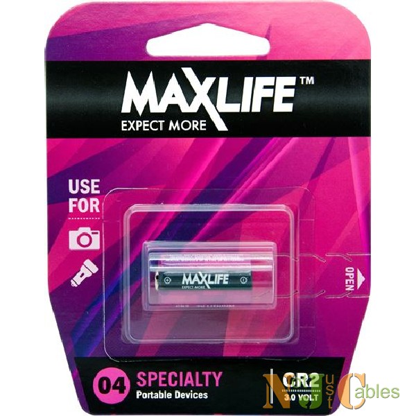 MAXLIFE CR2 Lithium 3V Battery