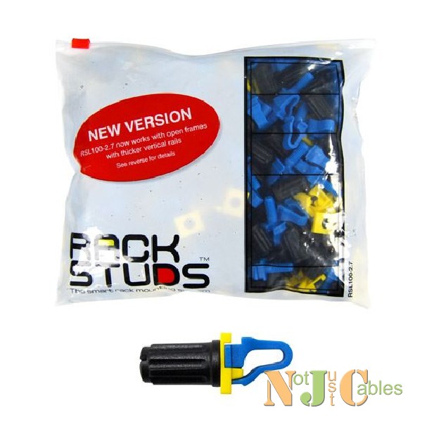 RACKSTUDS 100 pack 3 piece Smart Rack Mounting