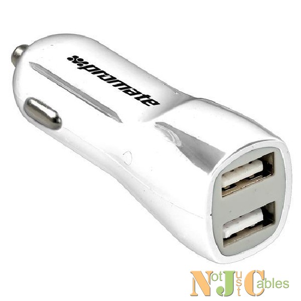 PROMATE 3100mA Dual Port USB Car Charger