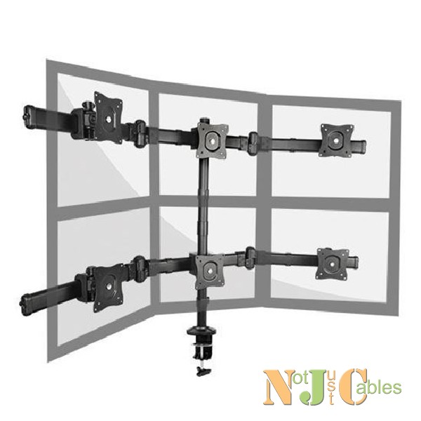 BRATECK 13-27" Multi-screen Desk Mount