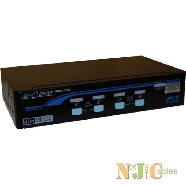 1-4 USB/PS/2 Hybrid KVM Switch
