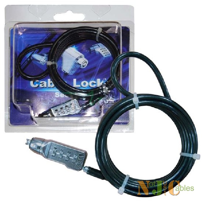 Locking Security Cable for use with Kensington