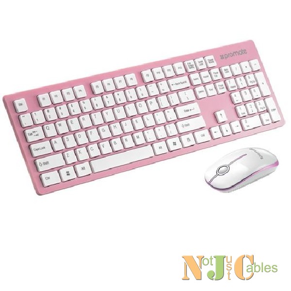 PROMATE Ultra Slim 2.4GHz Wireless  Spill-Proof Keyboard