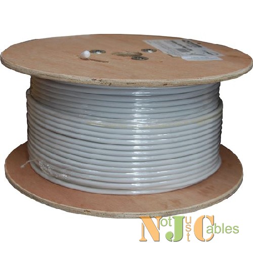 152M Roll RG6 Shielded Cable White