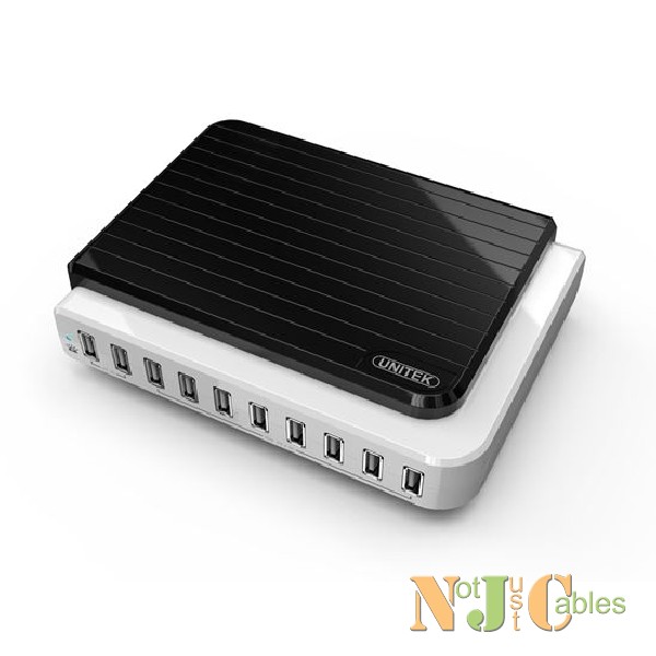 UNITEK 10 port USB Charging Station 8x5V/2.4A
