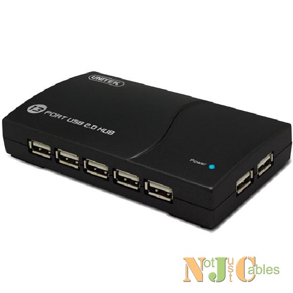 UNITEK USB 2.0 13 Port Powered Hub Includes Power Supply