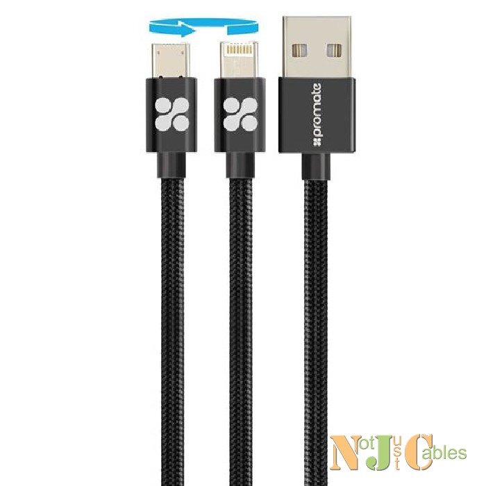 PROMATE 2-in-1 Heavy-Duty Sync & Charge