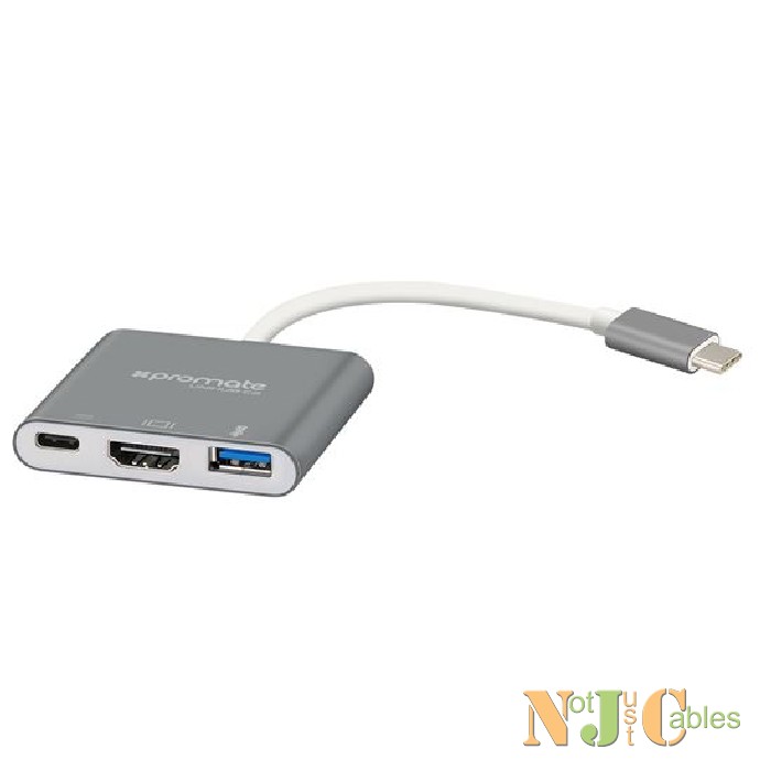 PROMATE Universal USB Type-C Hub With Power Delivery