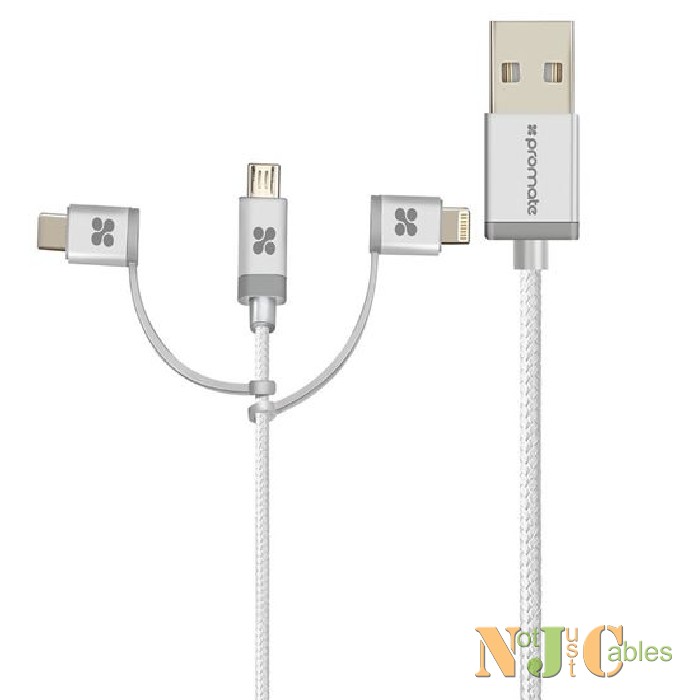 PROMATE USB All-in-one Sync & Charge Cable