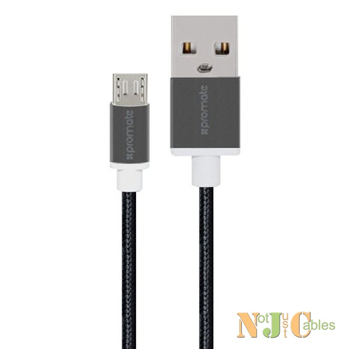 PROMATE 1.2M Mesh Armoured Sync & Charge Cable