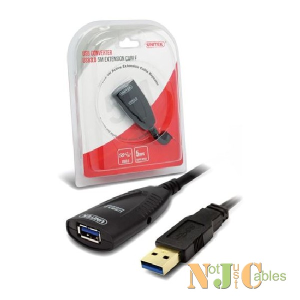 UNITEK 5M USB 3.0 Active Extension Cable.