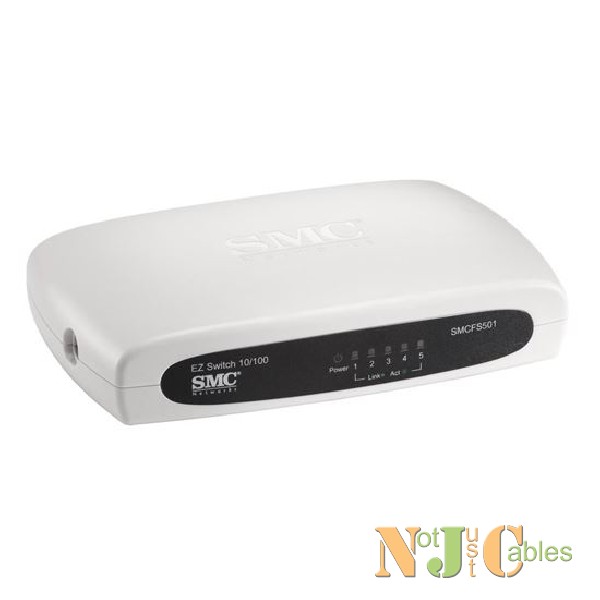 SMC 5 Port Fast Ethernet Unmanaged 10/100Mbps