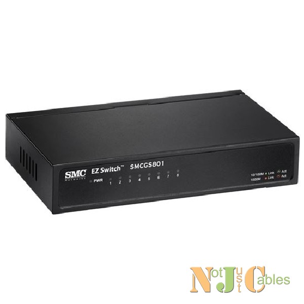 SMC 8Port Gigabit Unmanaged 10/100/1000Mbps