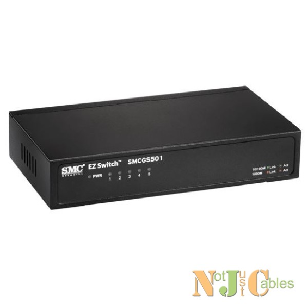 SMC 5Port Gigabit Unmanaged 10/100/1000Mbps