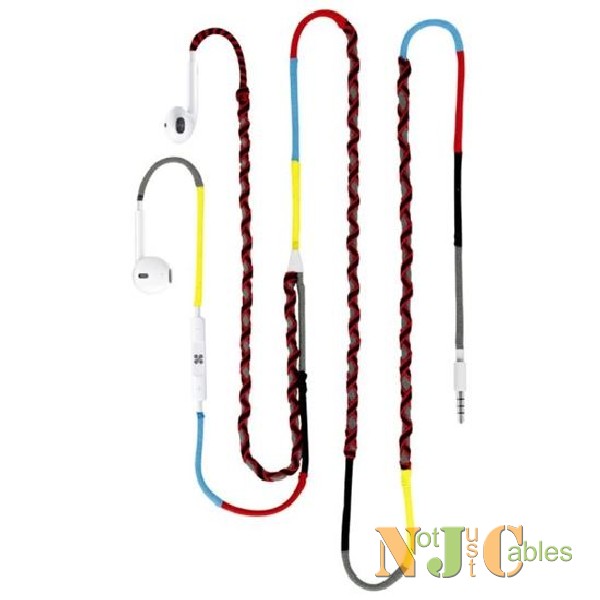 PROMATE Ergonomic In-Ear Stereo Wired Earphones Red